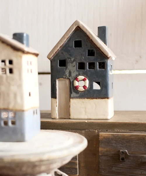 French Country Alsace Tea Light Saint Malo House w Buoy large