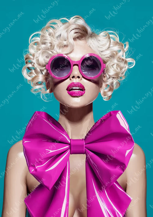 Scarlett the glossy pop art muse Mulberry Decoupage Paper
