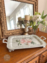 Redesign with Prima transfer small Blushing Blooms