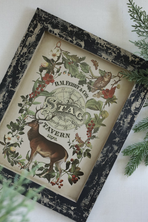 Stag Tavern IOD Transfer small 8 sheets
