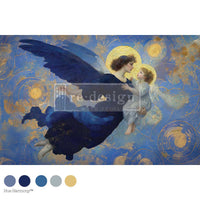 Stardust Cradle Mulberry Tissue Decoupage Fiber Paper 1 sheet