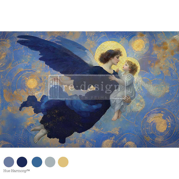 Stardust Cradle Mulberry Tissue Decoupage Fiber Paper 1 sheet