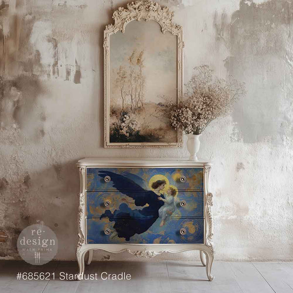 Stardust Cradle Mulberry Tissue Decoupage Fiber Paper 1 sheet