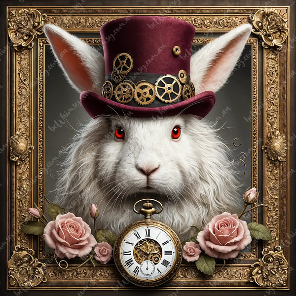 Timeless Mischief Square Mulberry Decoupage Paper steampunk