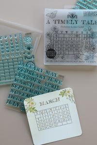 A Timely Tale IOD Mini Stamp 4 sheets