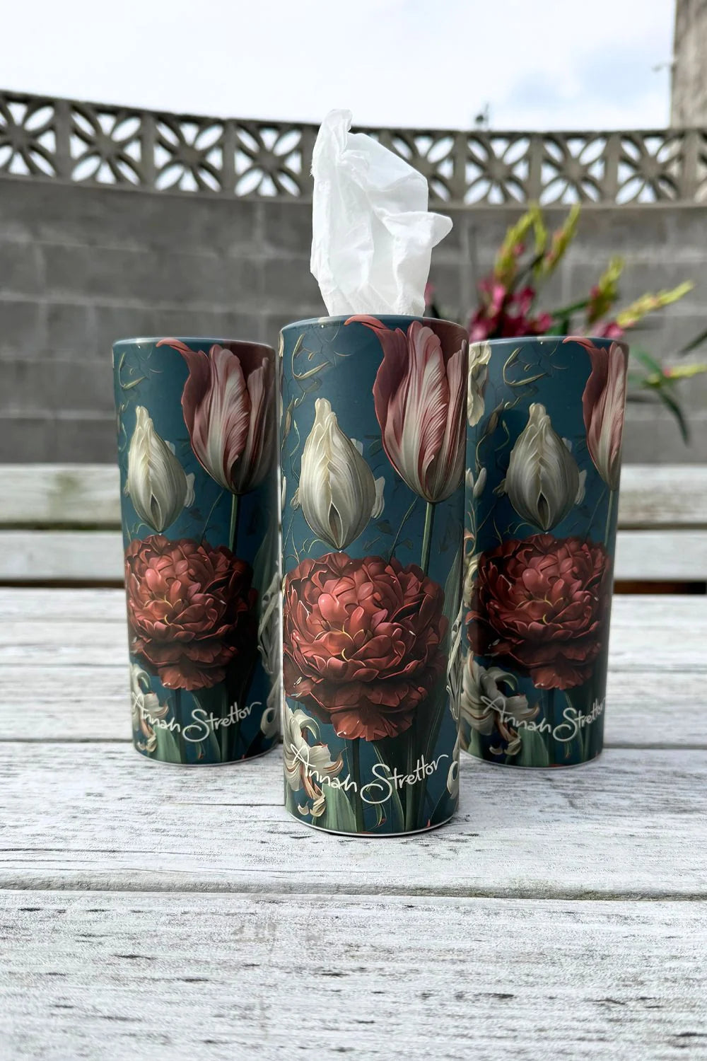 Tulip Party Tissue box Tube x 1  Annah Stretton