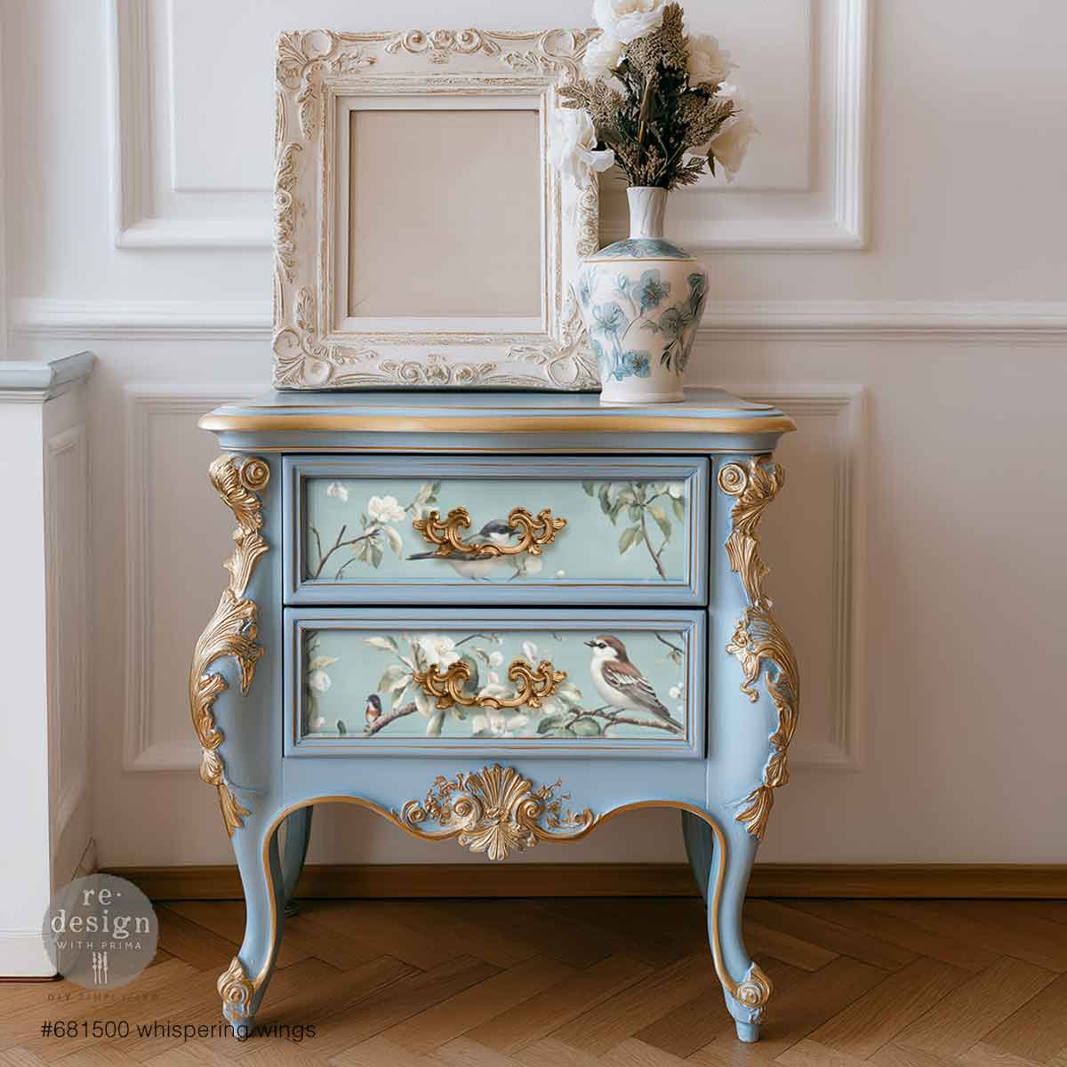 Whispering Wings A3 Fiber Decoupage Paper