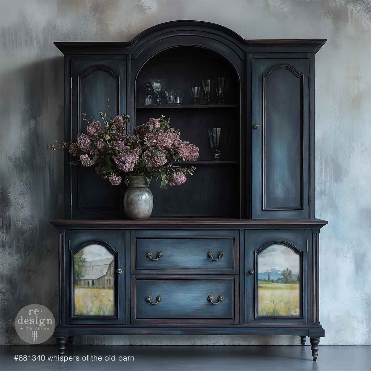 Whispers of the Old Barn A3 Fiber Decoupage Paper