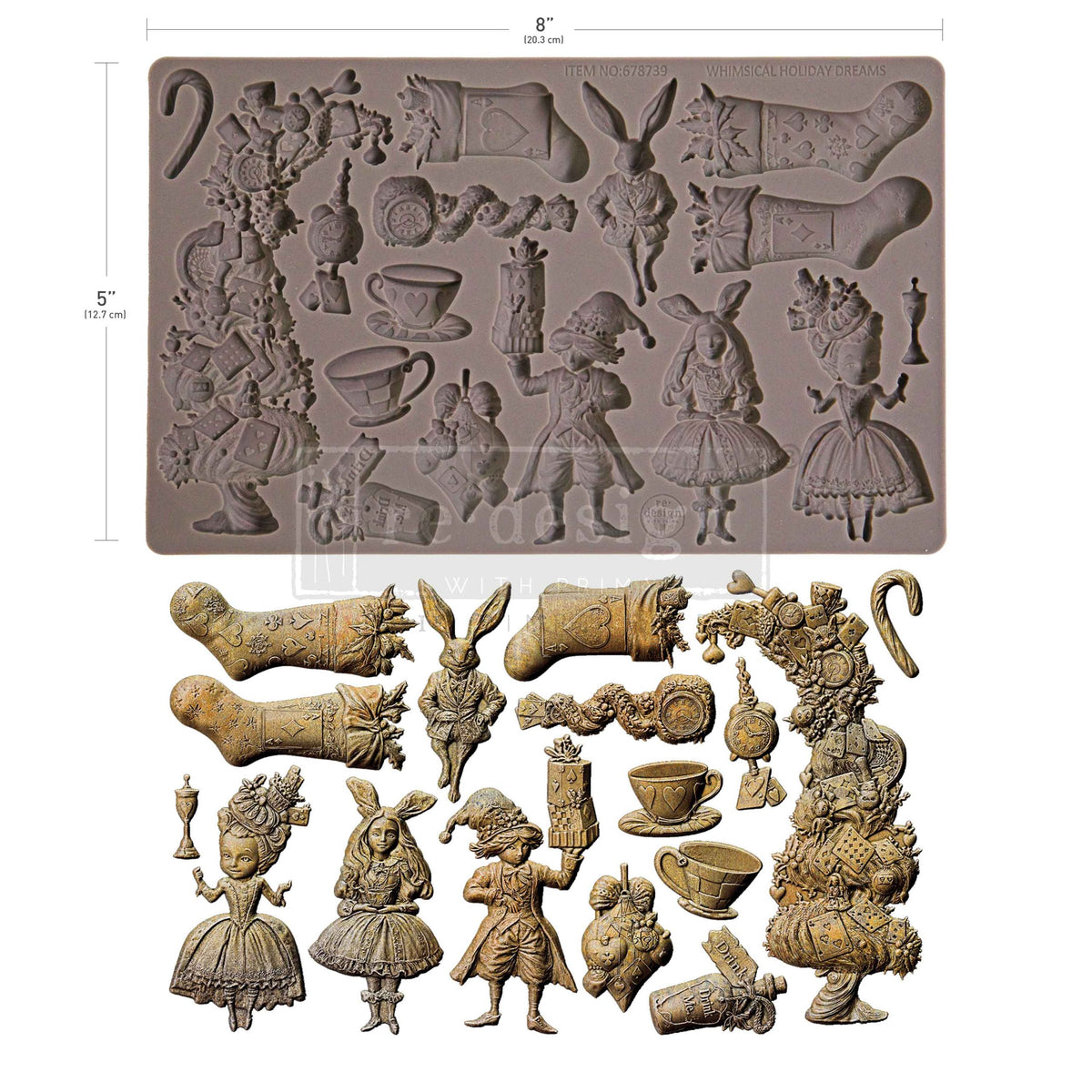 Whimsical Holiday Dreams Mould by Redesign with Prima