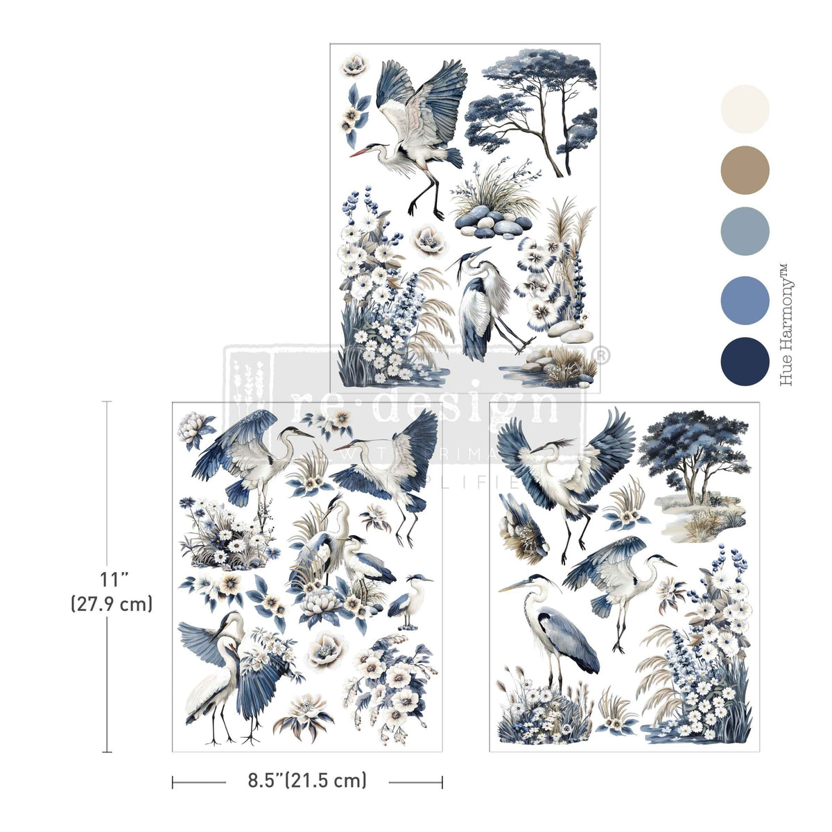Redesign with Prima transfer middy Whispers by the Marsh