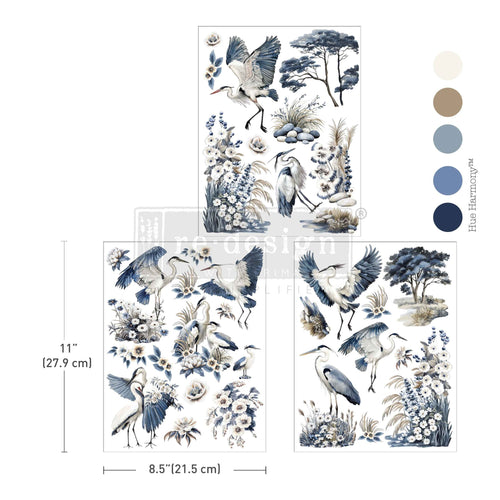 Redesign with Prima transfer middy Whispers by the Marsh