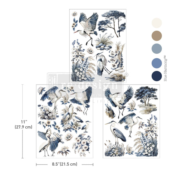 Redesign with Prima transfer middy Whispers by the Marsh