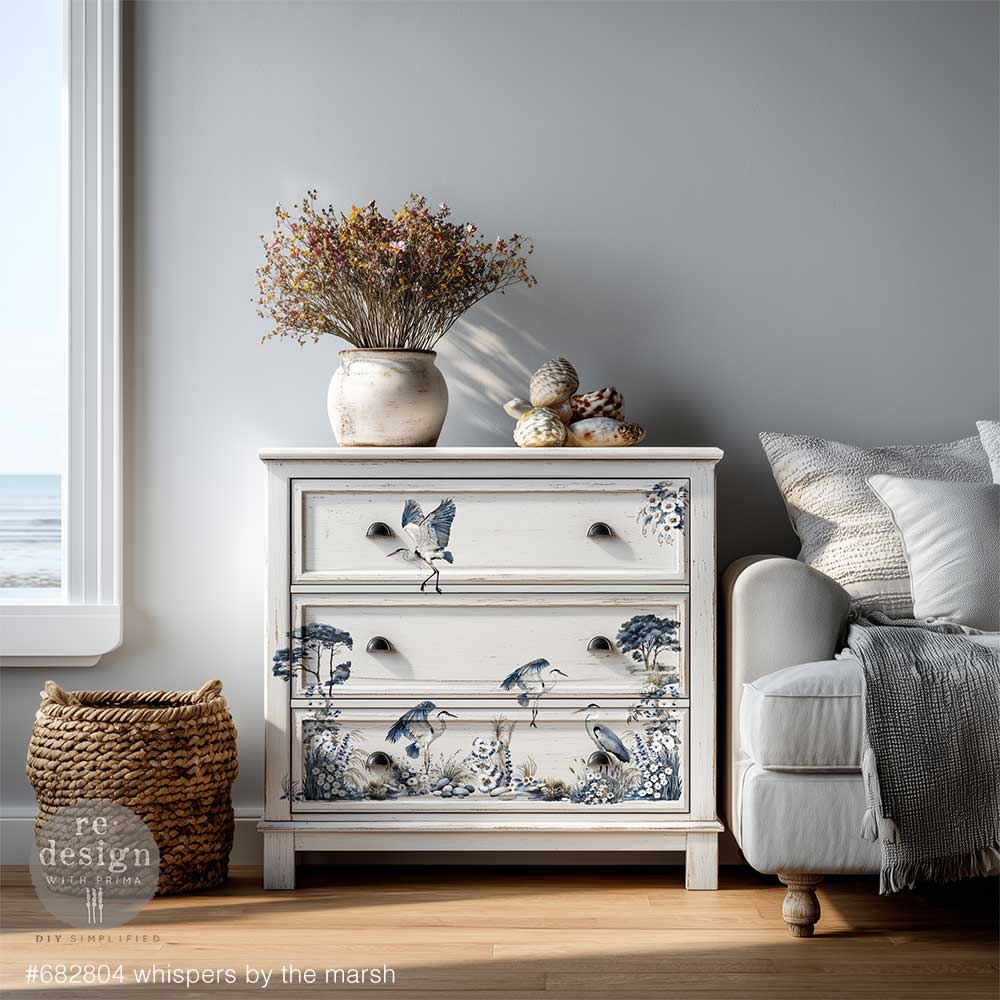 Redesign with Prima transfer middy Whispers by the Marsh