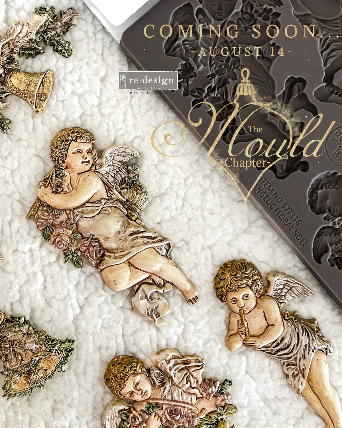 Angelic Floral Noel Mould by Redesign with Prima