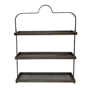 Metal 3 shelf Caddy w handle