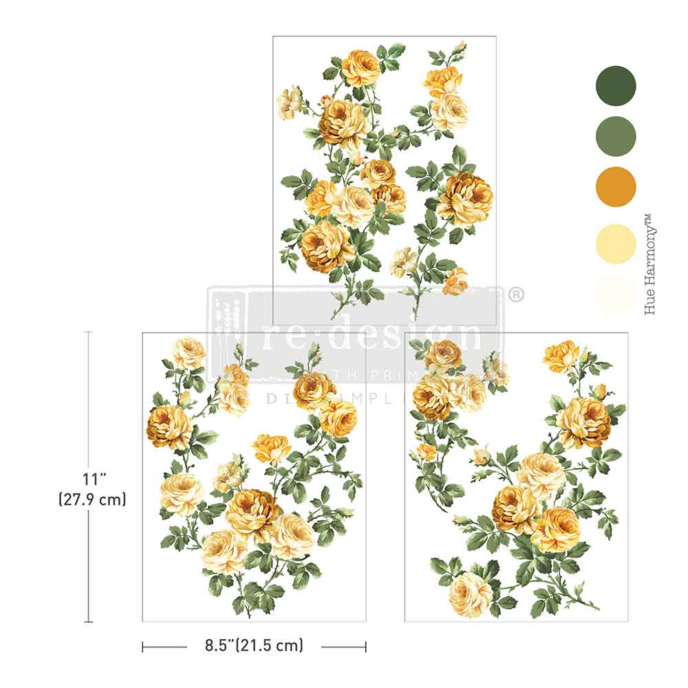 Redesign with Prima transfer middy Bouquet De Provence