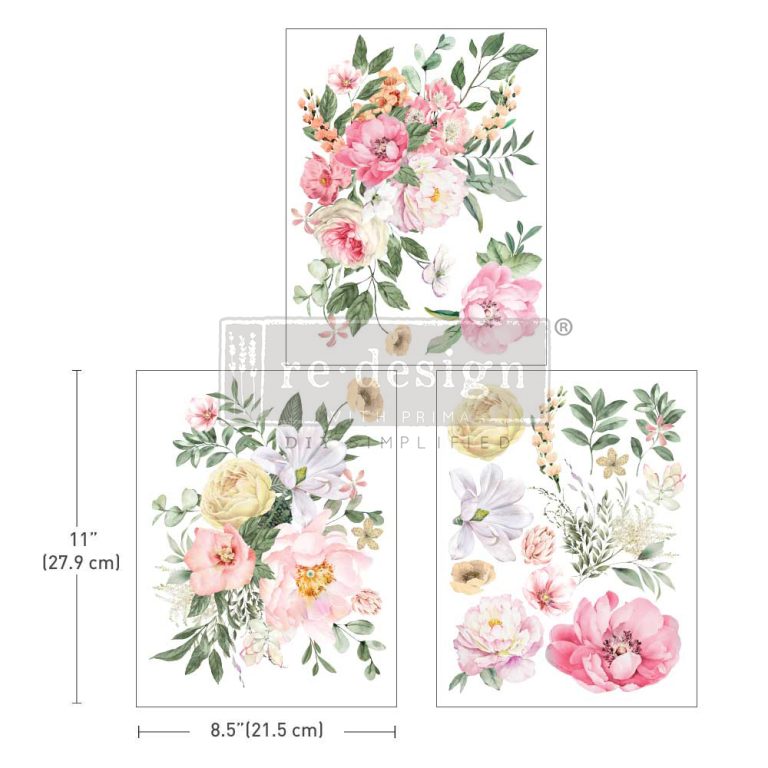 Redesign transfer middy - Bouquet for My Love