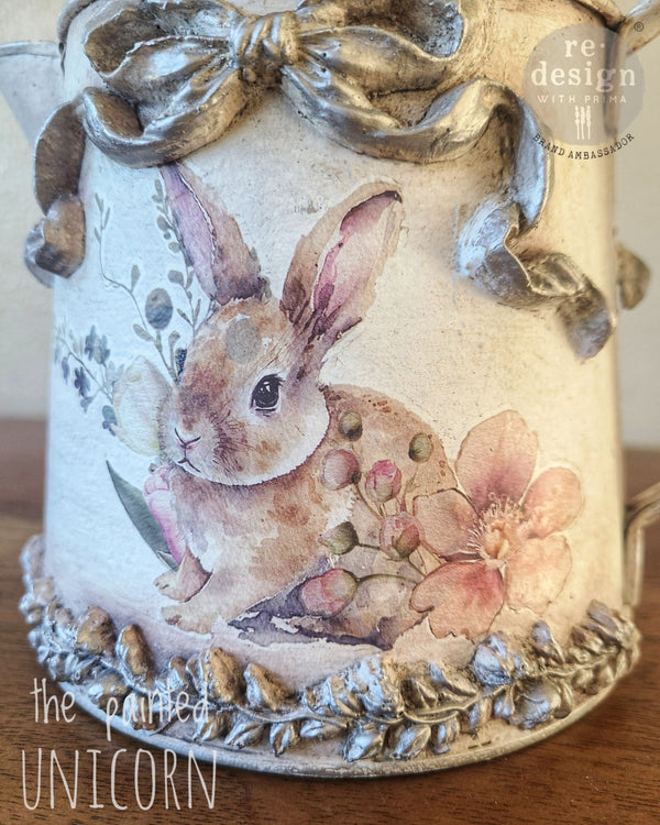 Redesign with Prima transfer middy Hop into Spring bunny