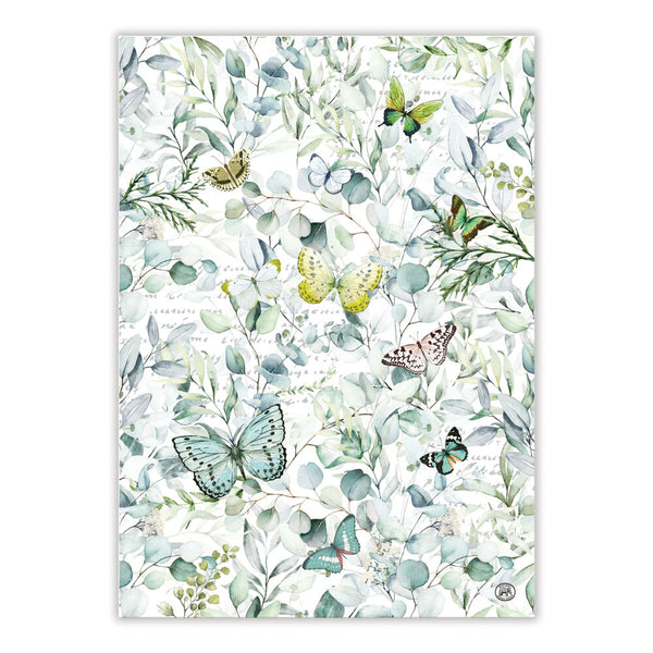 Tea towel Butterfly Fields