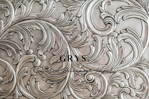 Carved Texture Paper for Decoupage A3