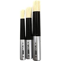 Stencil Brush pack of 3