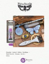 Dreams Metallique + Matte Wax Set 2 tubes by Finnabair for Prima