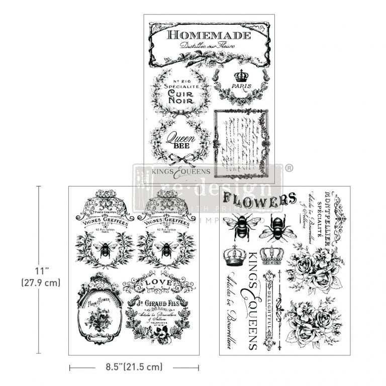 Redesign by Prima transfer middy - French Labels