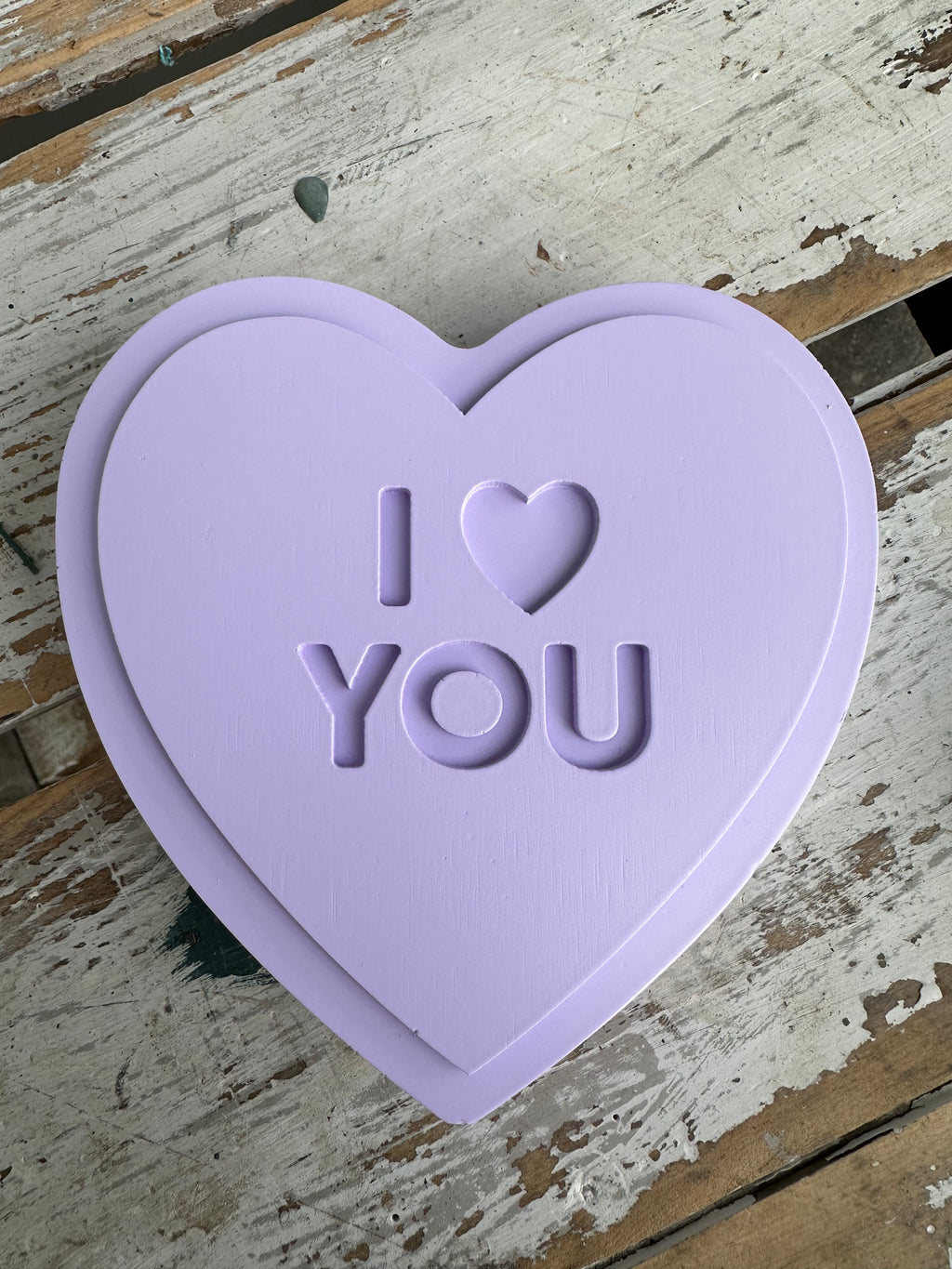 Sweet Heart - I love you lilac