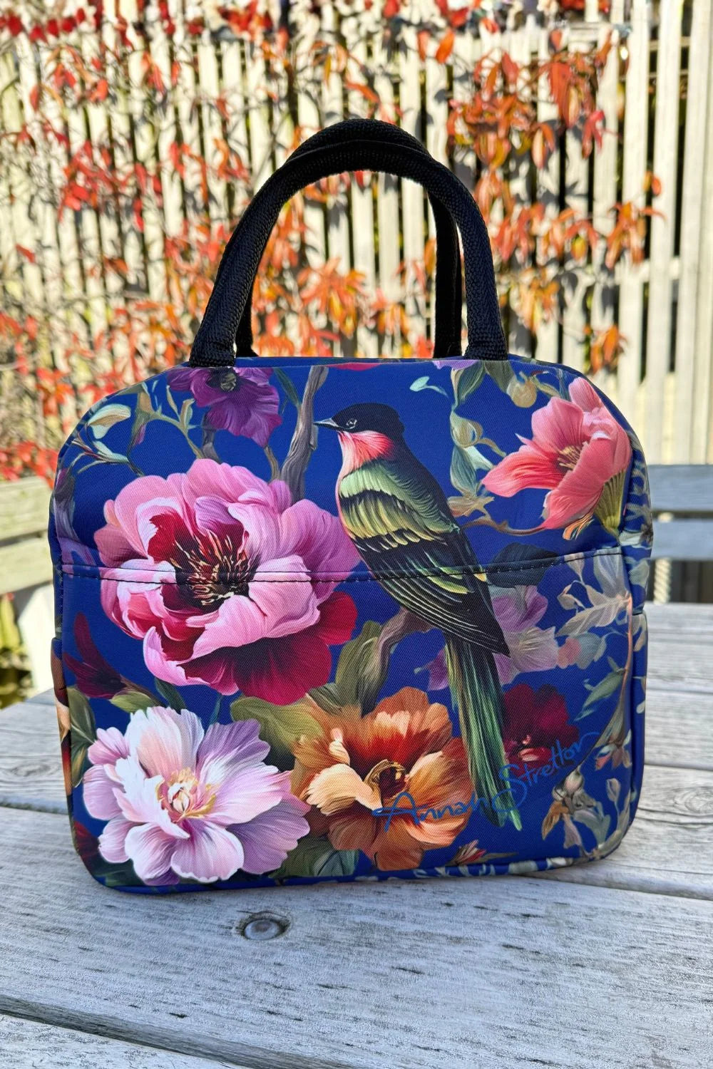 Peony Aviary Insulated Travel Bag  Annah Stretton