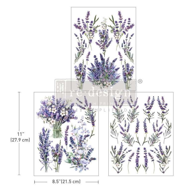 Redesign by Prima transfer middy - Lavender Bunch