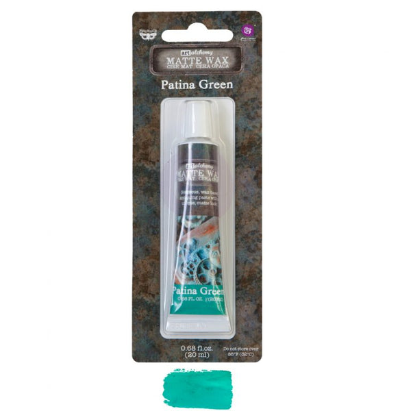 Antiquing MATTE Wax Redesign with Prima - Patina Green