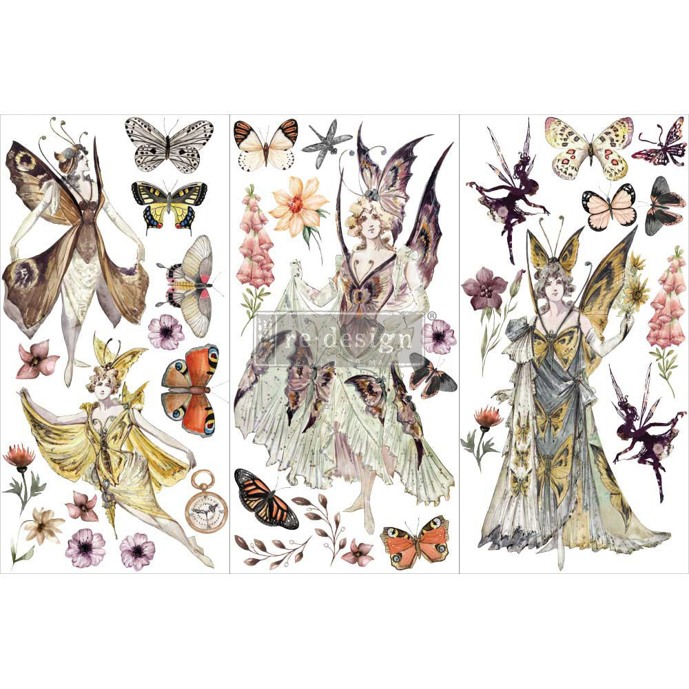 Redesign transfer small - Forest Fairies
