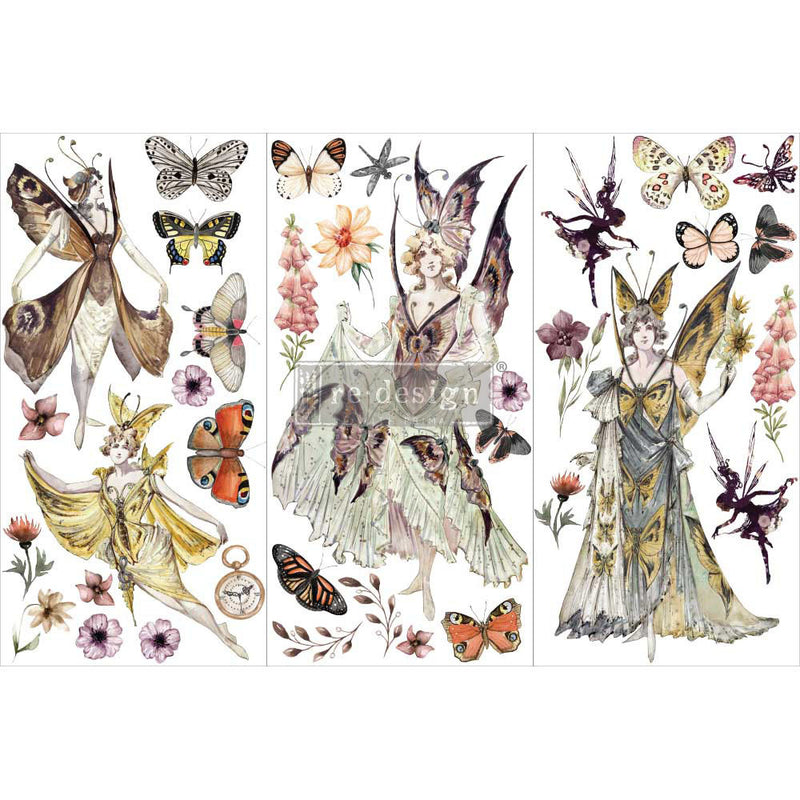 Redesign transfer small - Forest Fairies