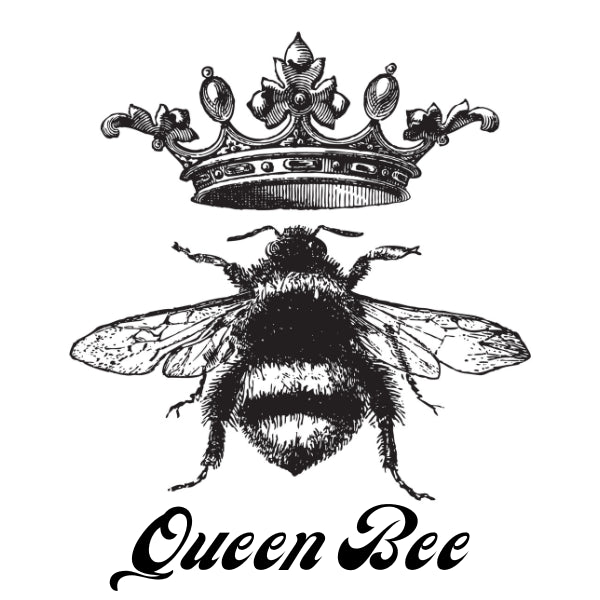 queen bee black and white 