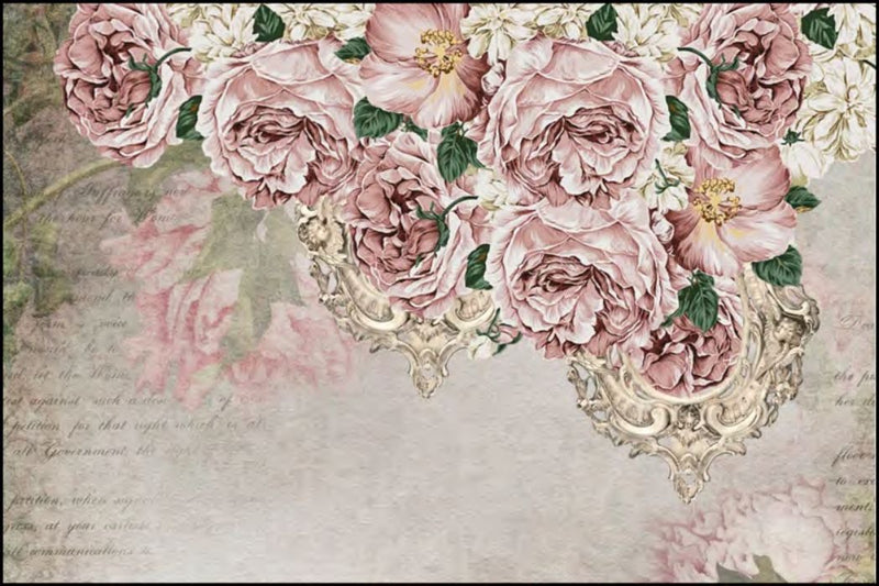 Romantic Rose Paper for Decoupage A3