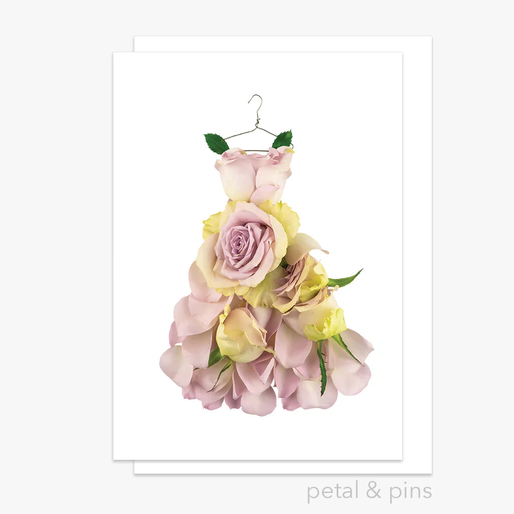 Greeting Card Rosa Dress
