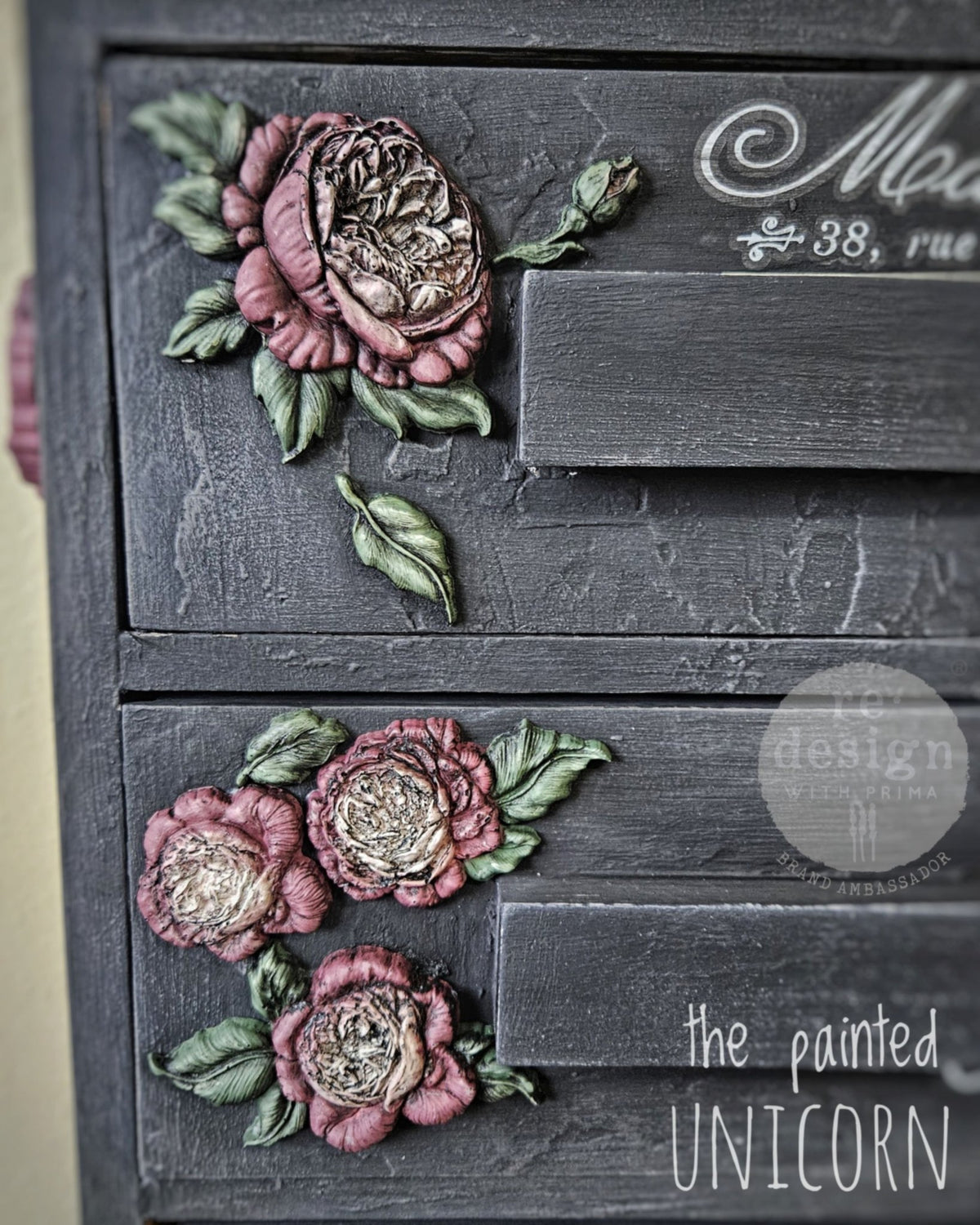 Rosewood Romance Mould by Redesign with Prima