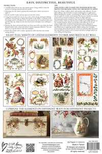 Santa's Hollow IOD Transfer 8 sheets
