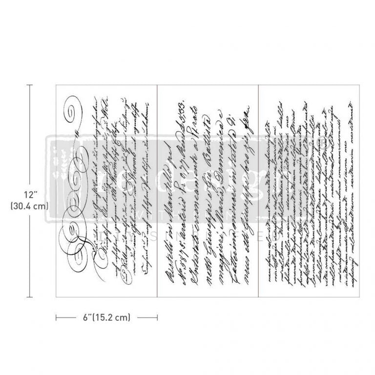 Redesign transfer small - Secret Letter