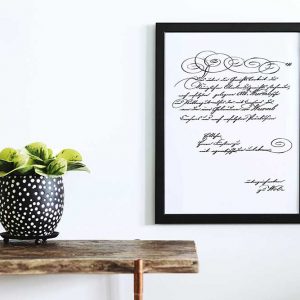 Redesign transfer small - Secret Letter