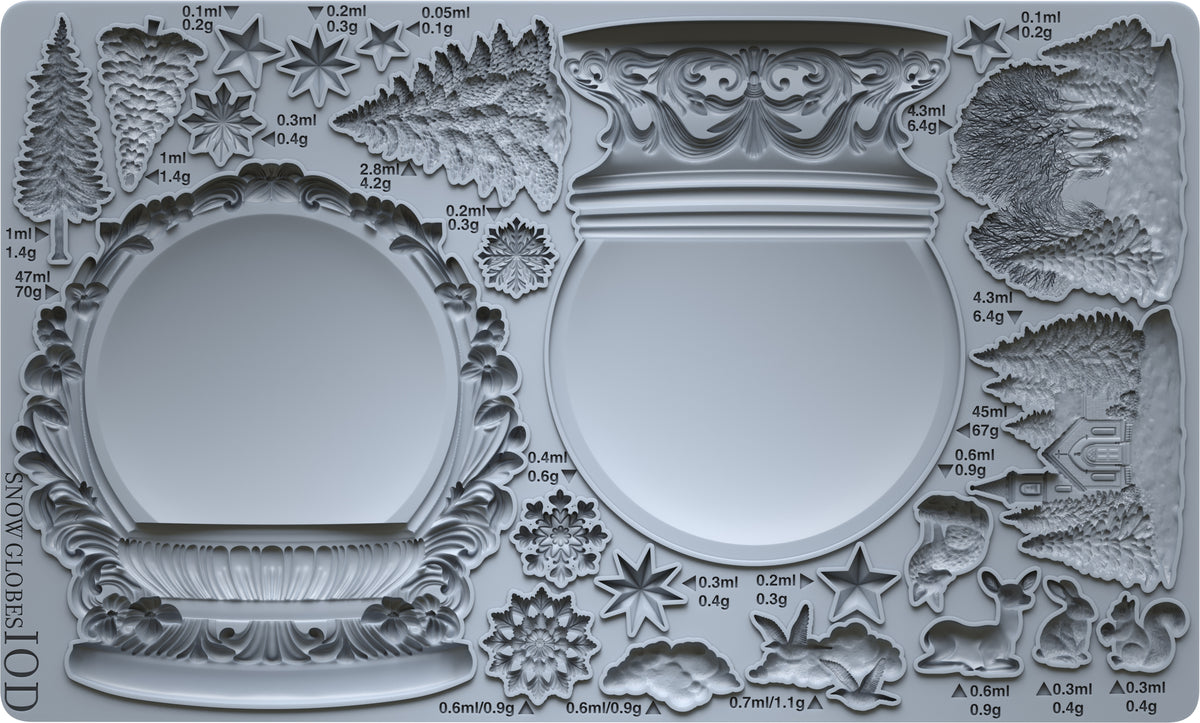 Snow Globes IOD Mould