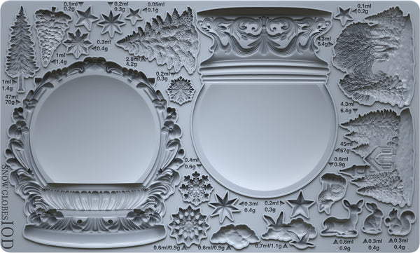 Snow Globes IOD Mould