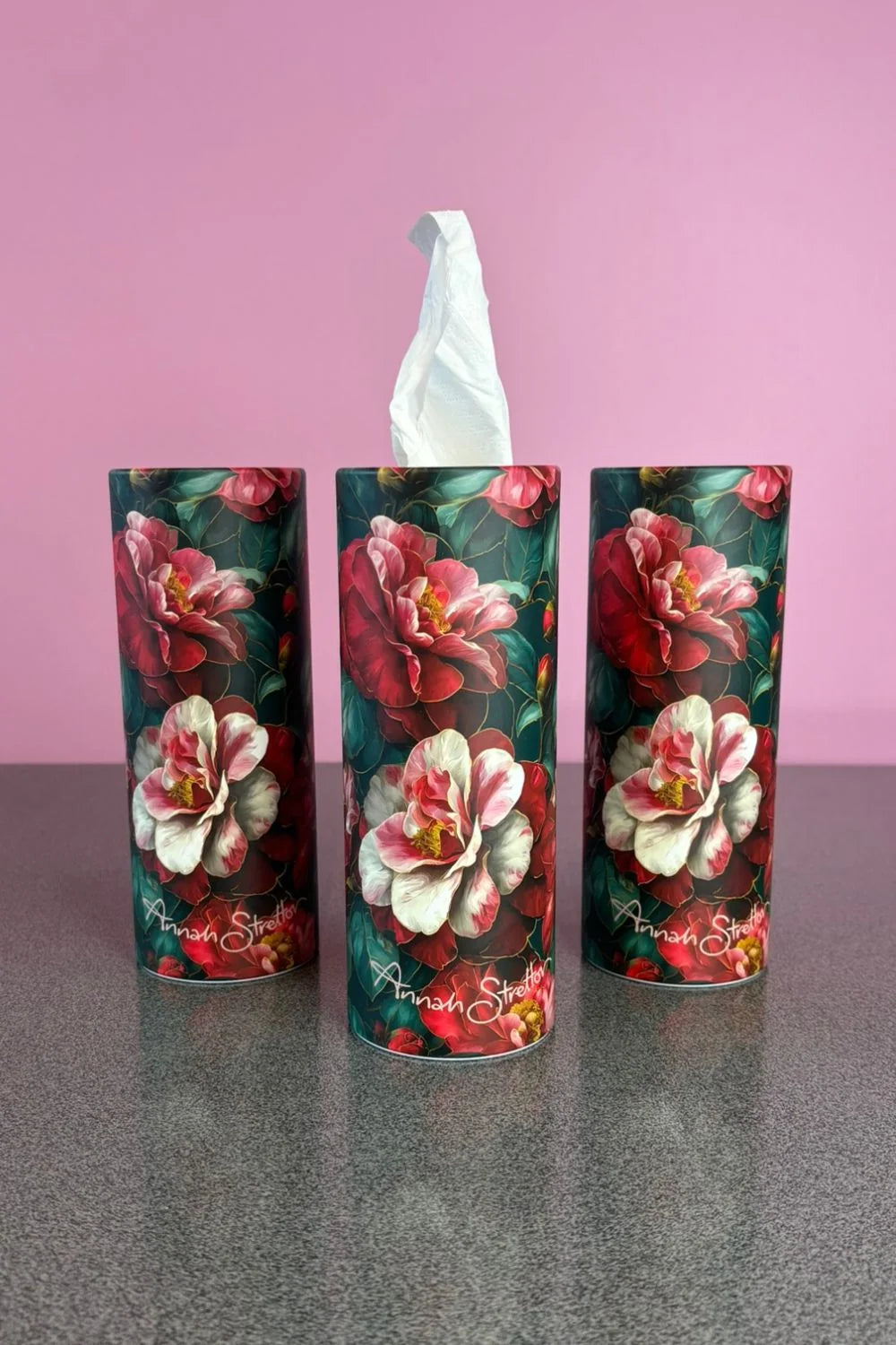 Camellia Winter Tissue box Tube x 1  Annah Stretton