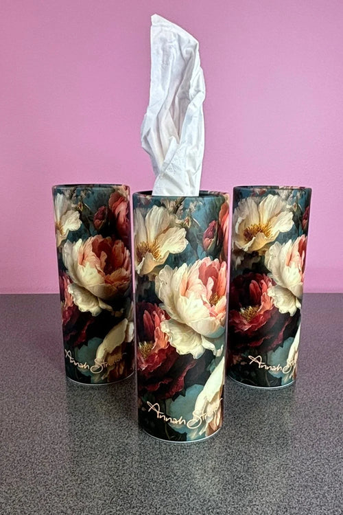 Faded Wallpaper Tissue box Tube x 1  Annah Stretton