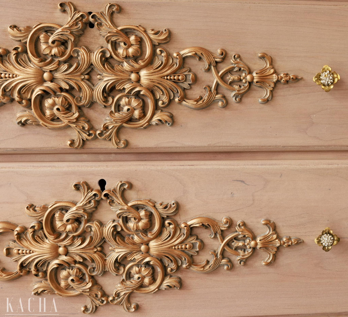 Vintage Inlay Decor Poly Bendable Casting