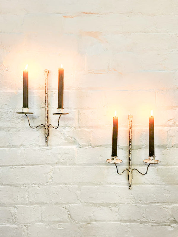 Antique White wall Sconce