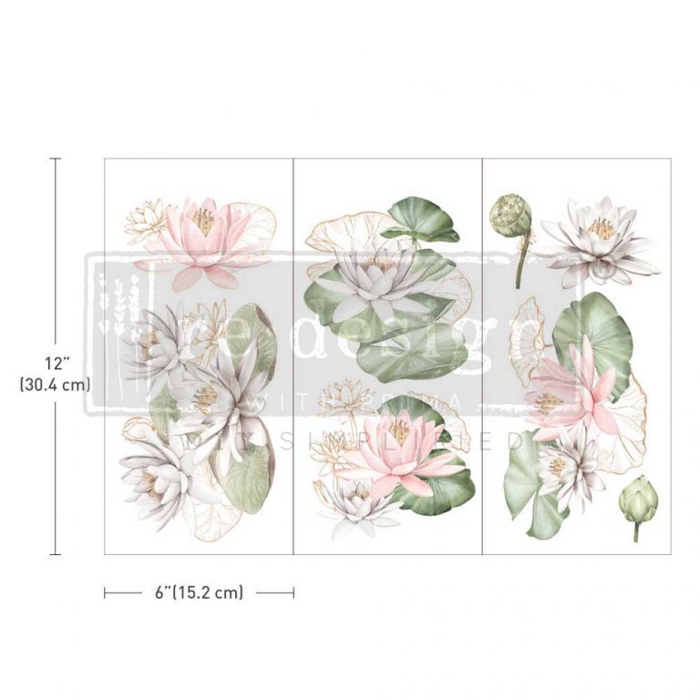 Redesign transfer small - Water Lilies