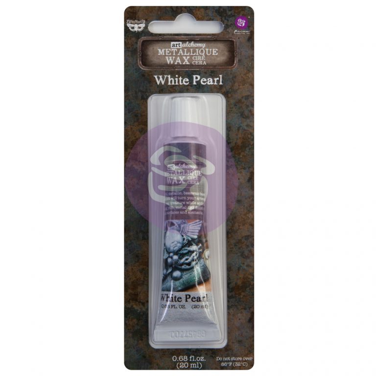 Metallique Wax Redesign with Prima - White Pearl