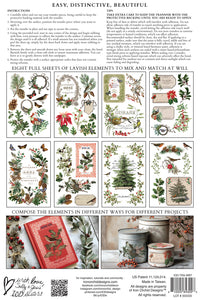 Winter Botanist IOD Transfer 8 sheets