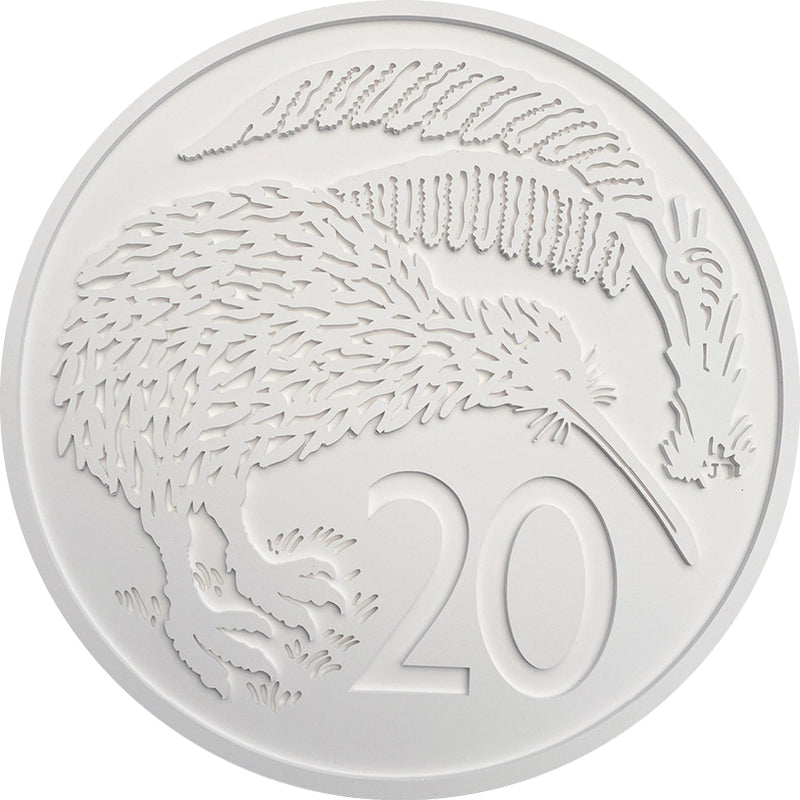 NZ 20 cent Coin Wall Art